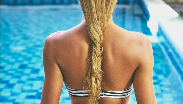 cuidado cabelos piscina